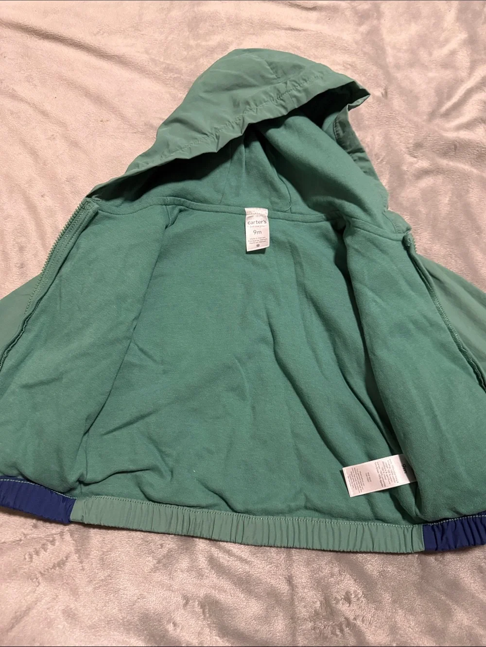 Carter's Baby Outfit Green & Navy